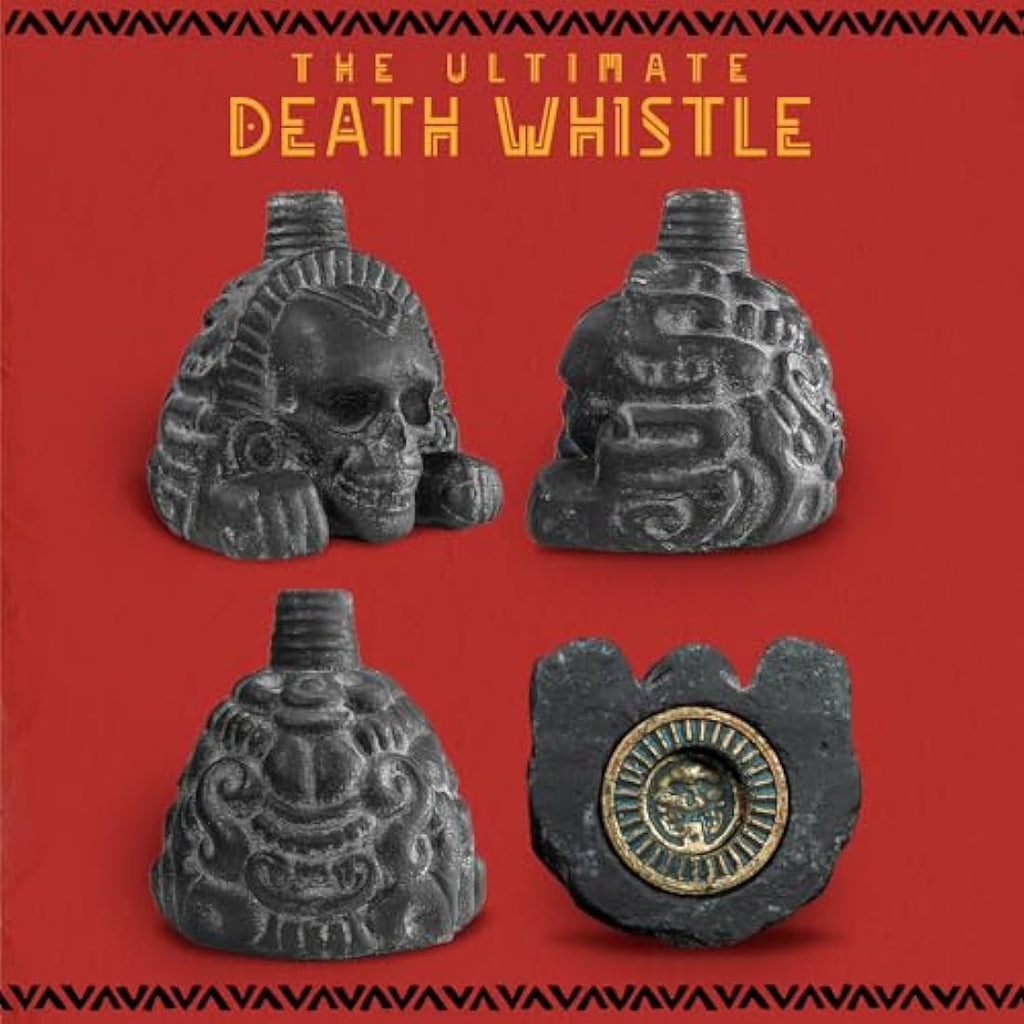 ITZCOEHUA Aztec Death Whistle – Authentic 125dB Obsidian Black