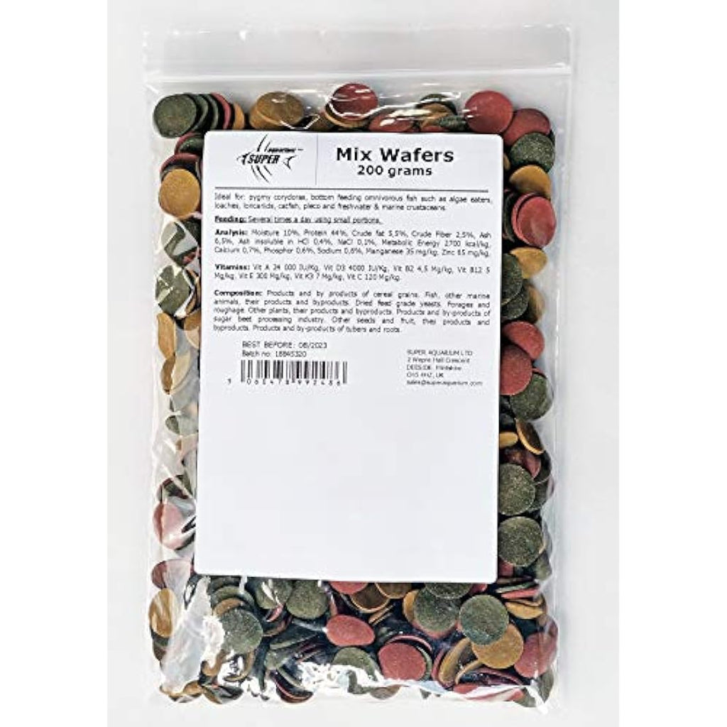 Montaur Tropical Bottom Fish Mix Wafers – Pleco & Catfish Food (200g)