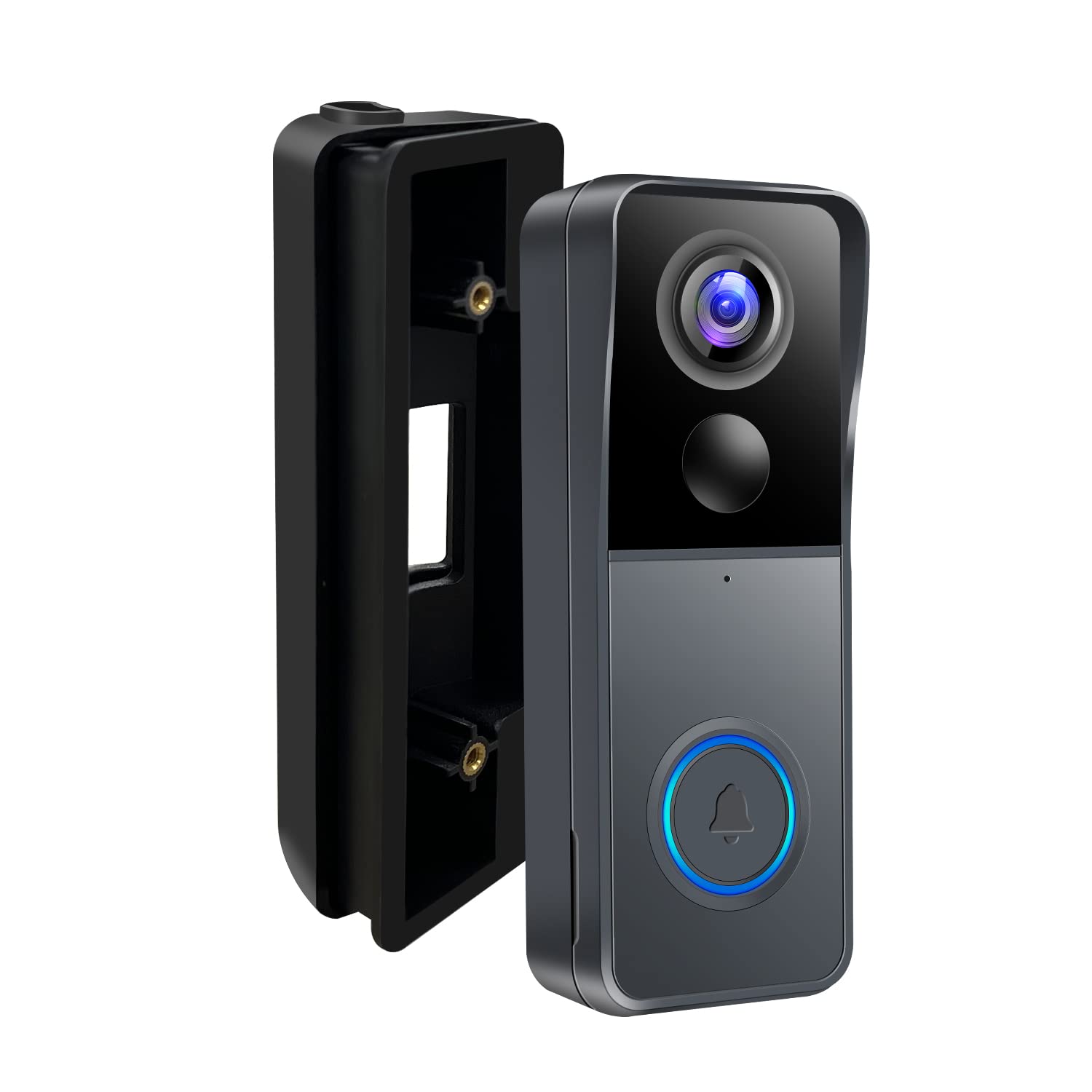Jolof Store Video Doorbell Angle Mount – Adjustable 25-50 Degree Wedge