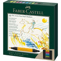 Faber-Castell Pitt Artist Pen Dual Marker - India Ink - Wallet of 10