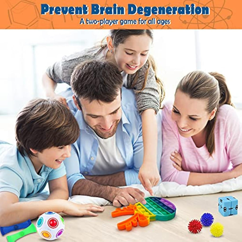 Lubibi 40-Piece Fidget Toy Set | Sensory Pack for ADHD & Stress Relief