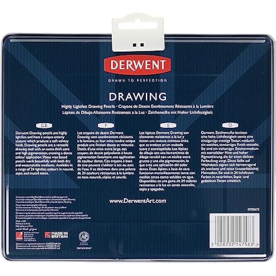 Derwent Drawing Pencils - Professional Coloured Pencils, Set of 24