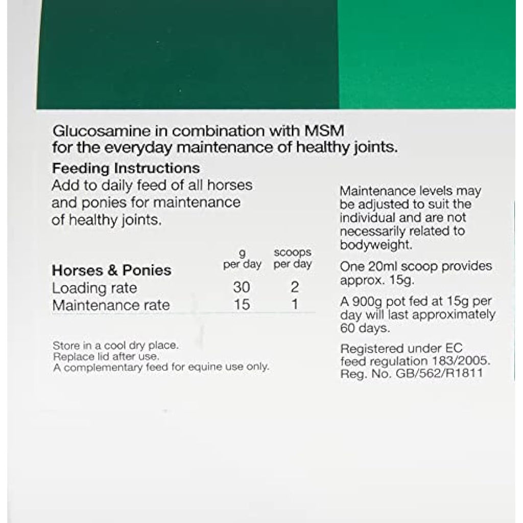 NAF Glucosamine 10000 Plus with MSM - Equine Joint Support, 900g