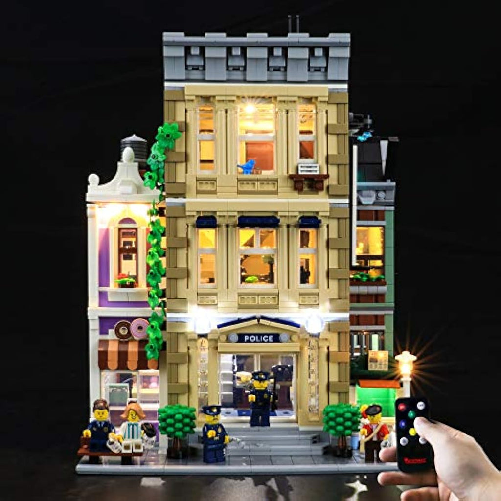 Briksmax LED Lighting Kit for LEGO 10278 Police Station | Remote Control