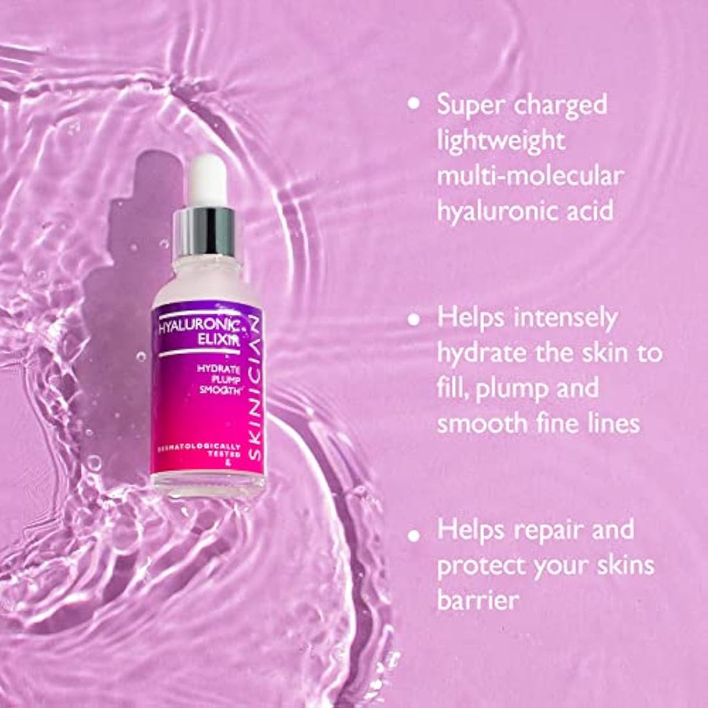 SKINICIAN Multi-Molecular Hyaluronic Elixir | Plumping Hydration Serum