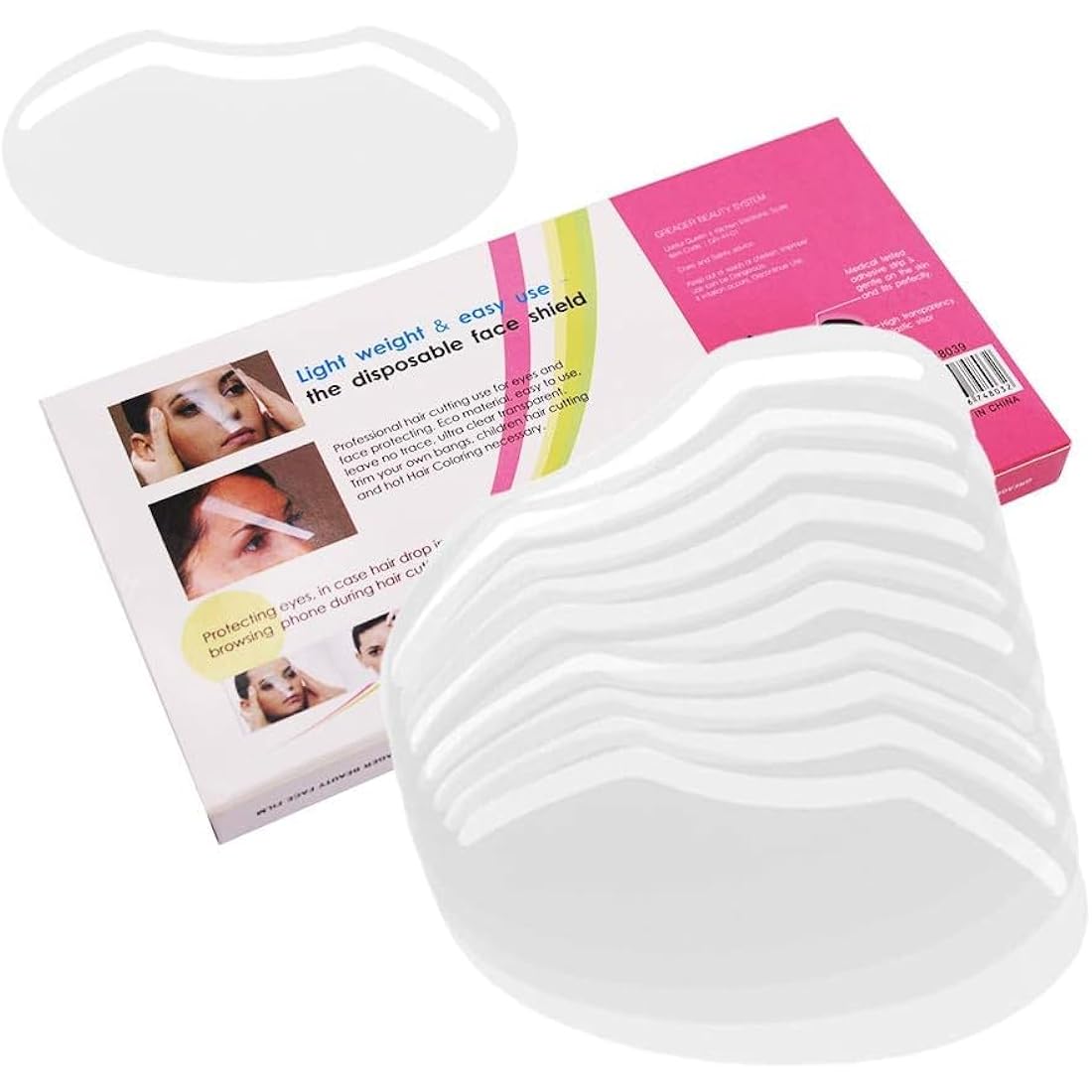 Disposable Plastic Eye Shields for Microblading - 50 Pack