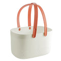 HERCHR Portable Shower Caddy – Stackable Plastic Storage Basket with Handle