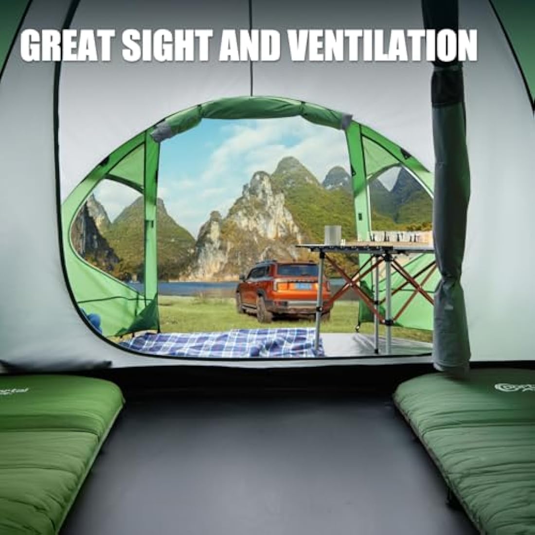 Portal 3-4 Person Dome Camping Tent | 4000mm Waterproof with Porch