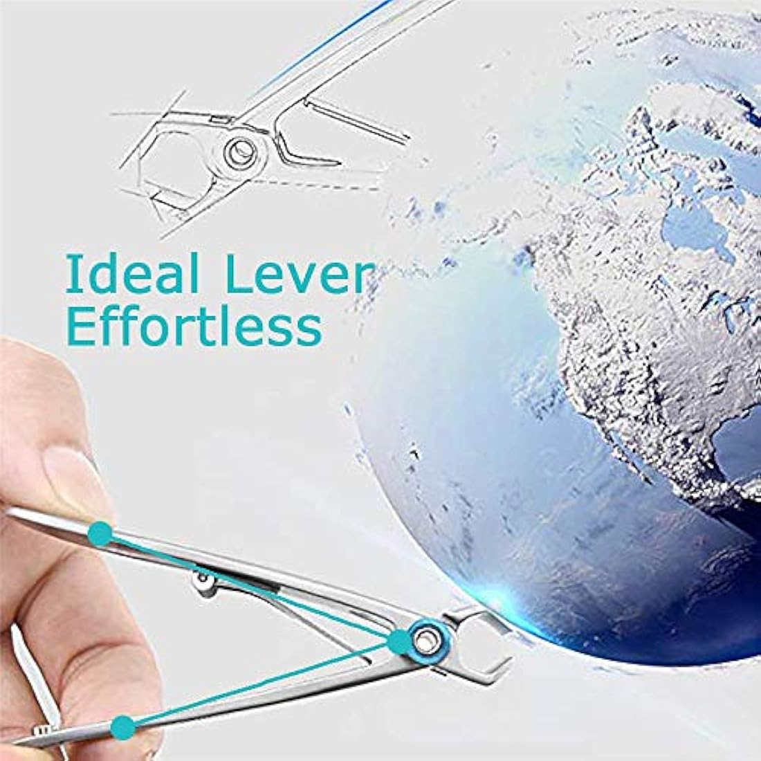 Wide Jaw Nail Clippers – Stainless Steel for Thick Nails
