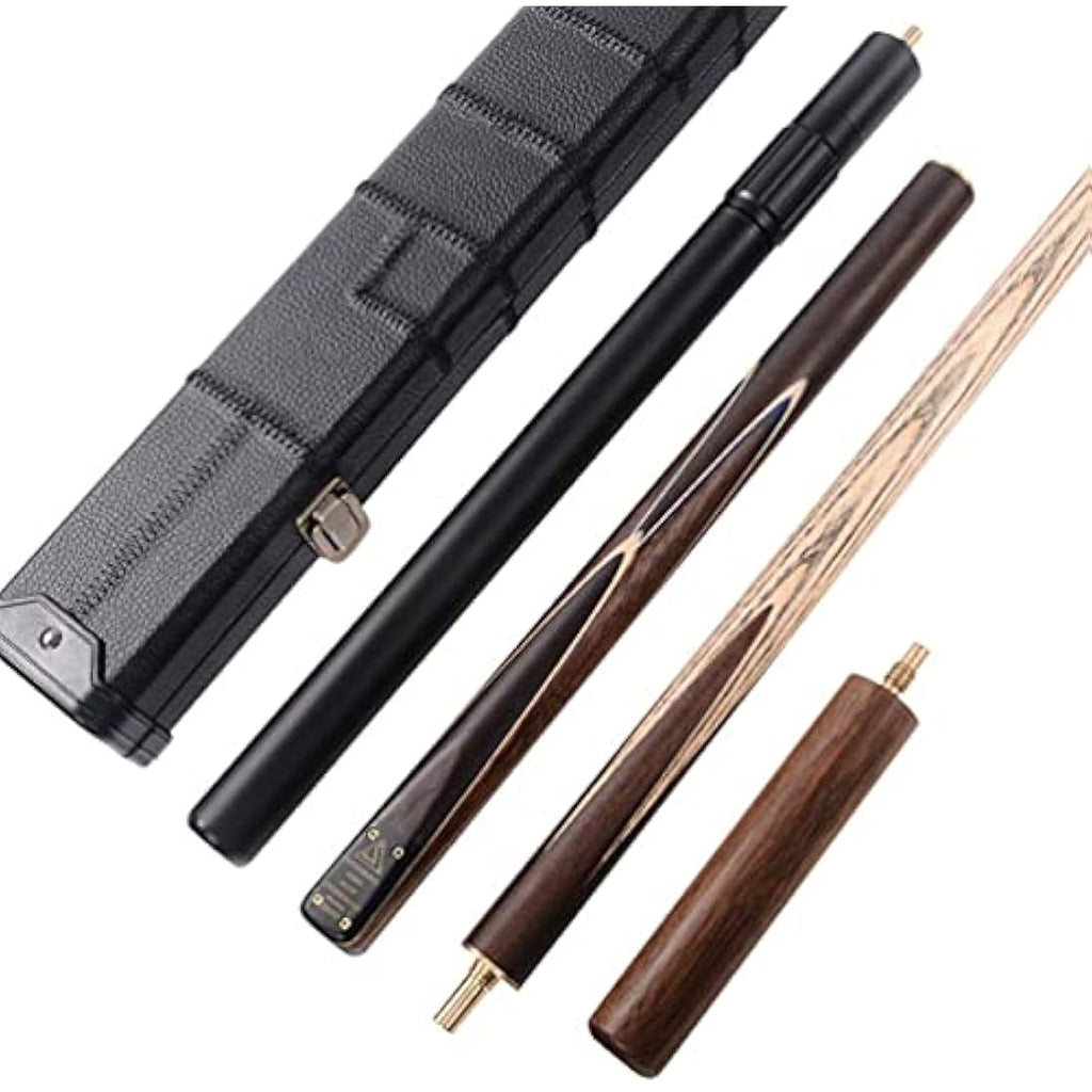 CUESOUL 57" Rosewood 3/4 Snooker Cue Set with Case and Extension
