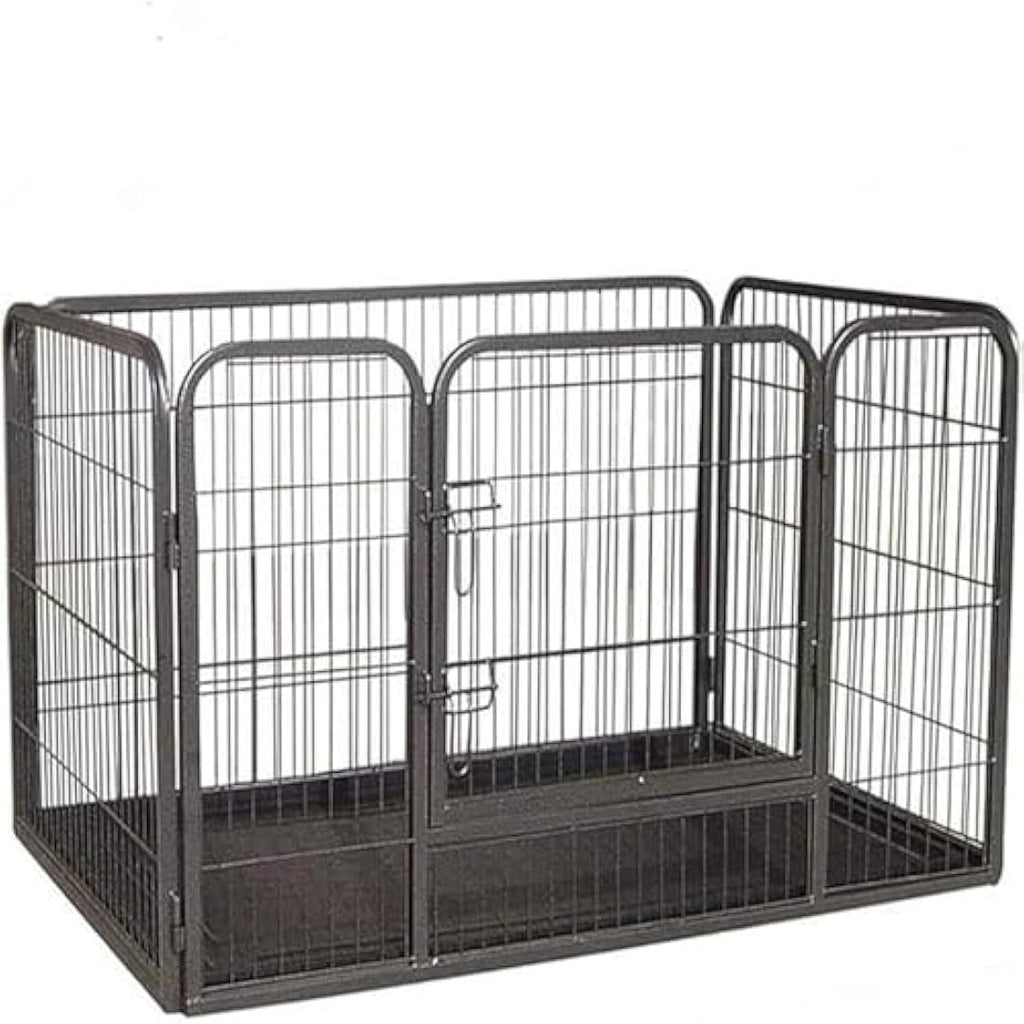Bunny Business Heavy Duty Puppy Whelping Pen with Tray | Small Black