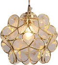 Bieye Cherry Blossom Tiffany Stained Glass Pendant Light – 8-Inch Petal