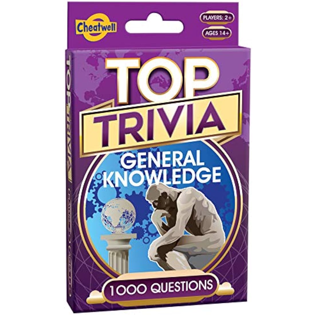 Cheatwell Games Top Trivia General Knowledge Quiz Cards - 1,000 Questions