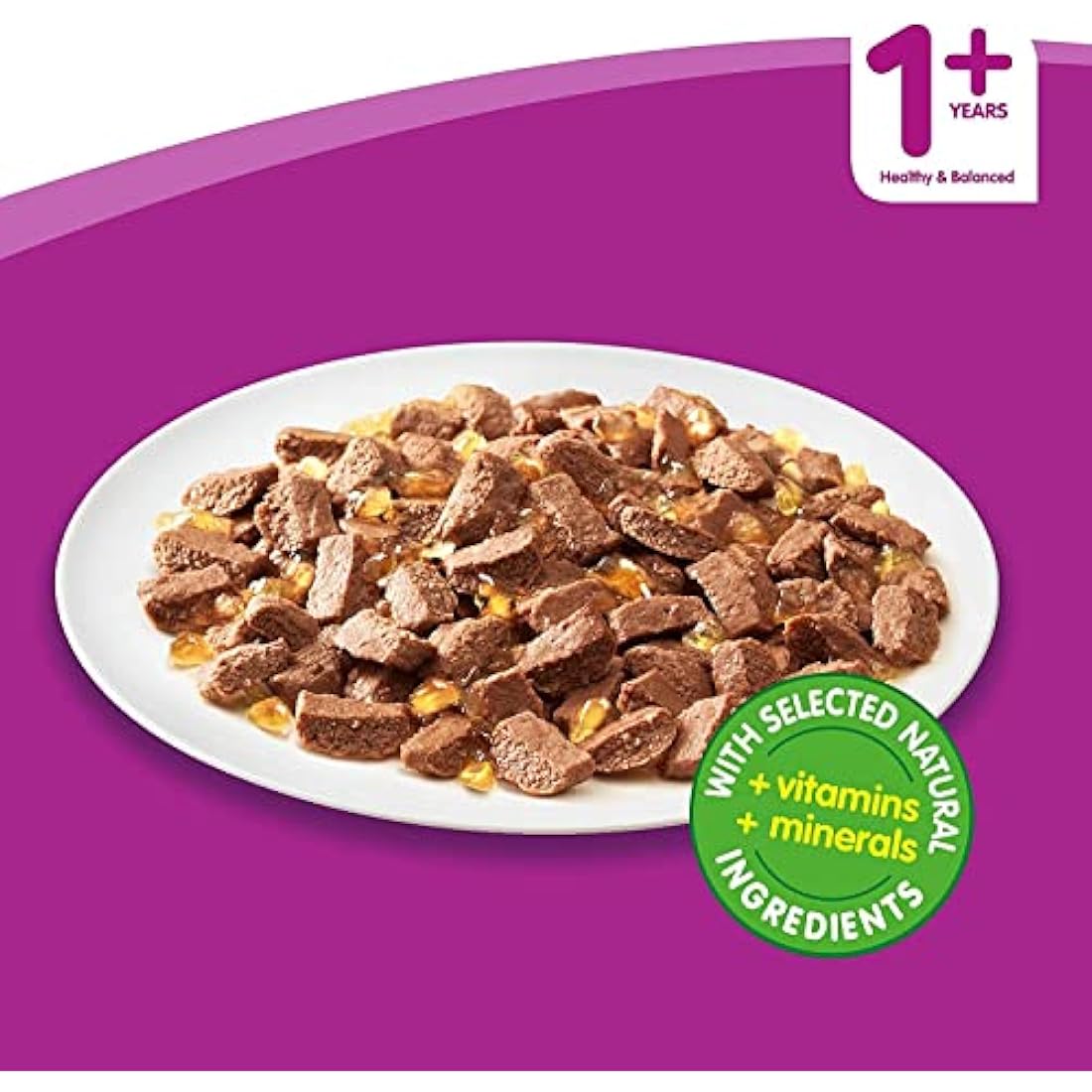 Whiskas Adult Wet Cat Food Poultry Selection in Jelly - 40 x 100g Pouches