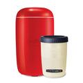 EasiYo Red Yogurt Maker 1kg - Homemade Yoghurt Machine with Jar