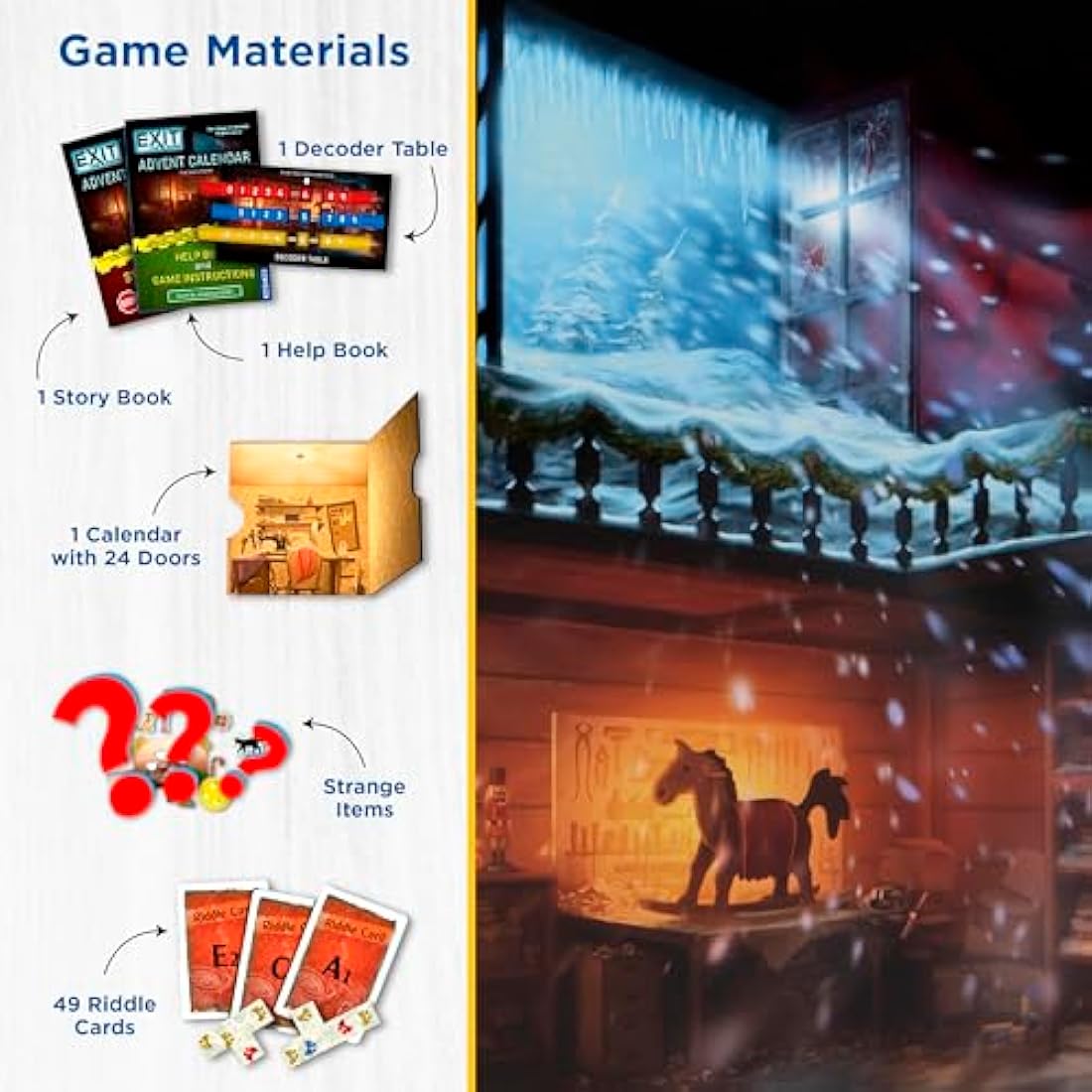 EXIT: The Silent Storm Advent Calendar – Escape Room Puzzle Game