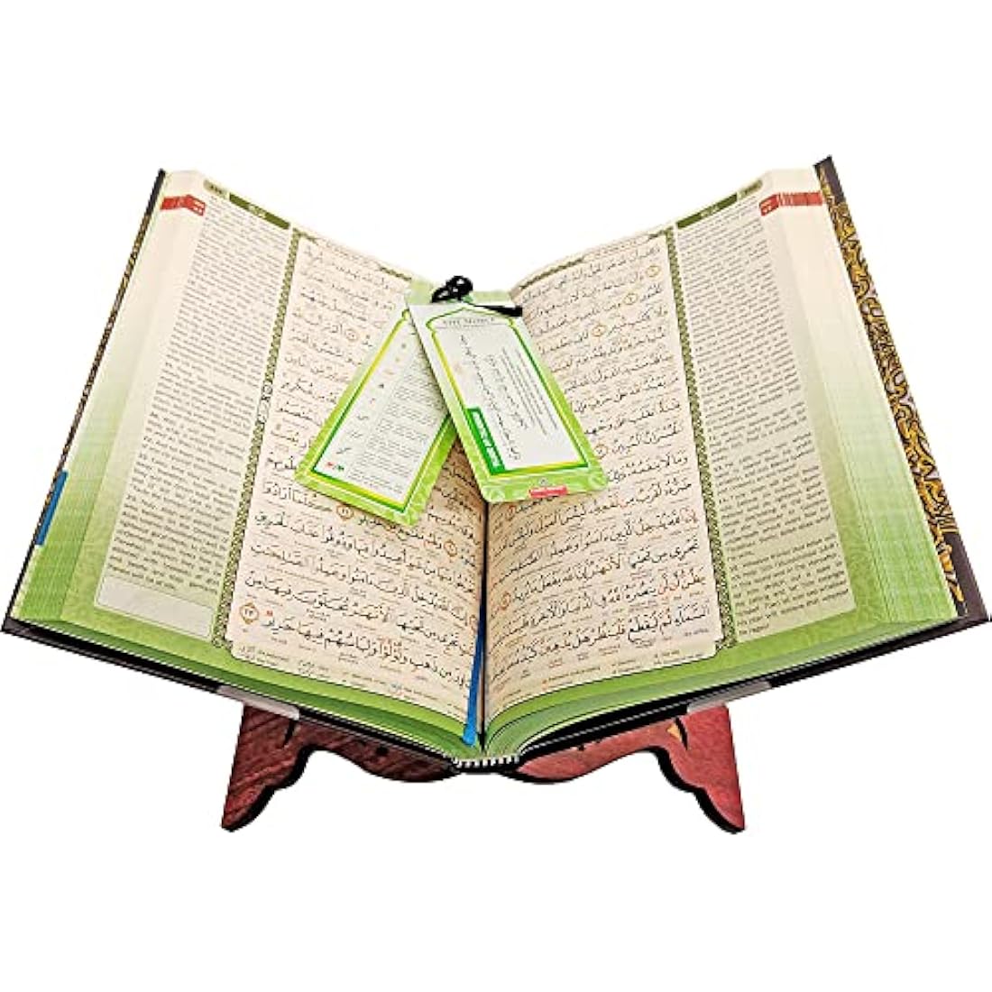 Maqdis Quran A4: Word for Word Arabic-English Translation with Tajweed