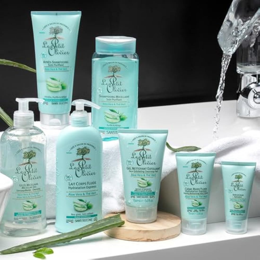 Le Petit Olivier Aloe Vera & Green Tea Moisturizing Hand Cream - 2.5 oz