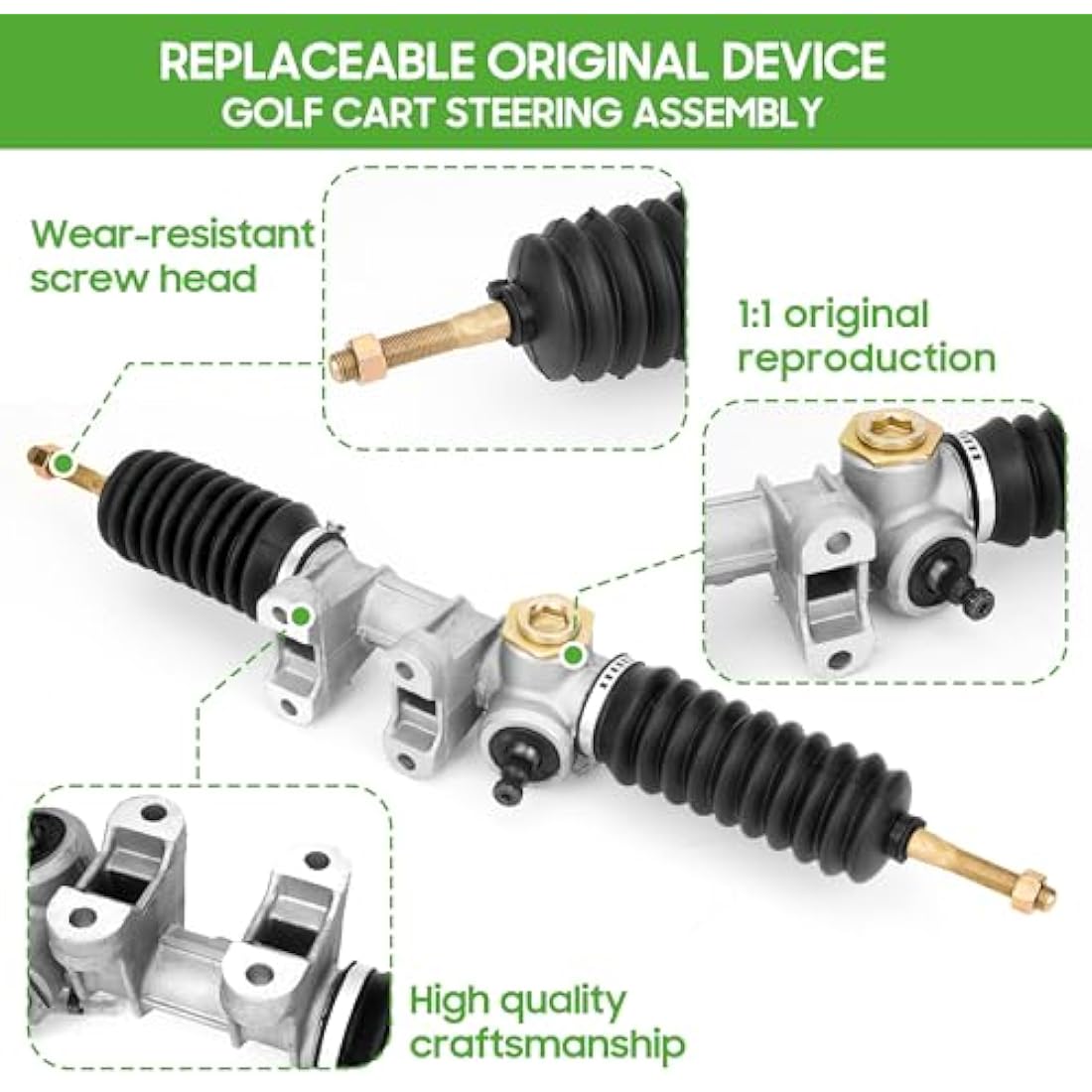 10L0L Golf Cart Steering Gear Box Assembly for Yamaha G22 2003-2007