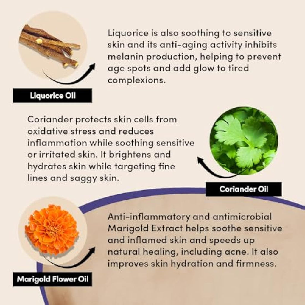 Urban Veda Radiance Facial Oil | Brightening Turmeric & Peptide | 30ml