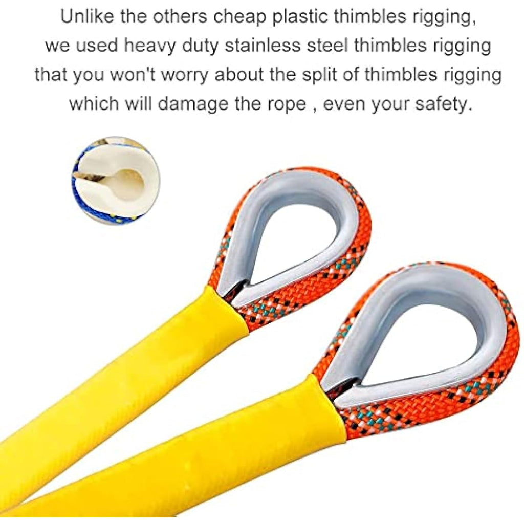 X XBEN 8mm Static Outdoor Rope | Heavy-Duty Safety Cord for Magnet Fishing
