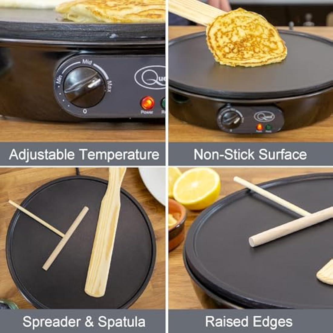 Jolof Store Electric Pancake & Crepe Maker – Non-Stick XL Surface