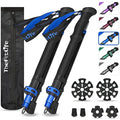 TheFitLife Collapsible Trekking Poles – Lightweight 7075 Aluminum Hiking Sticks