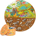 Boppi Dinosaur 150 Piece Round Jigsaw Puzzle for Kids Aged 5-8