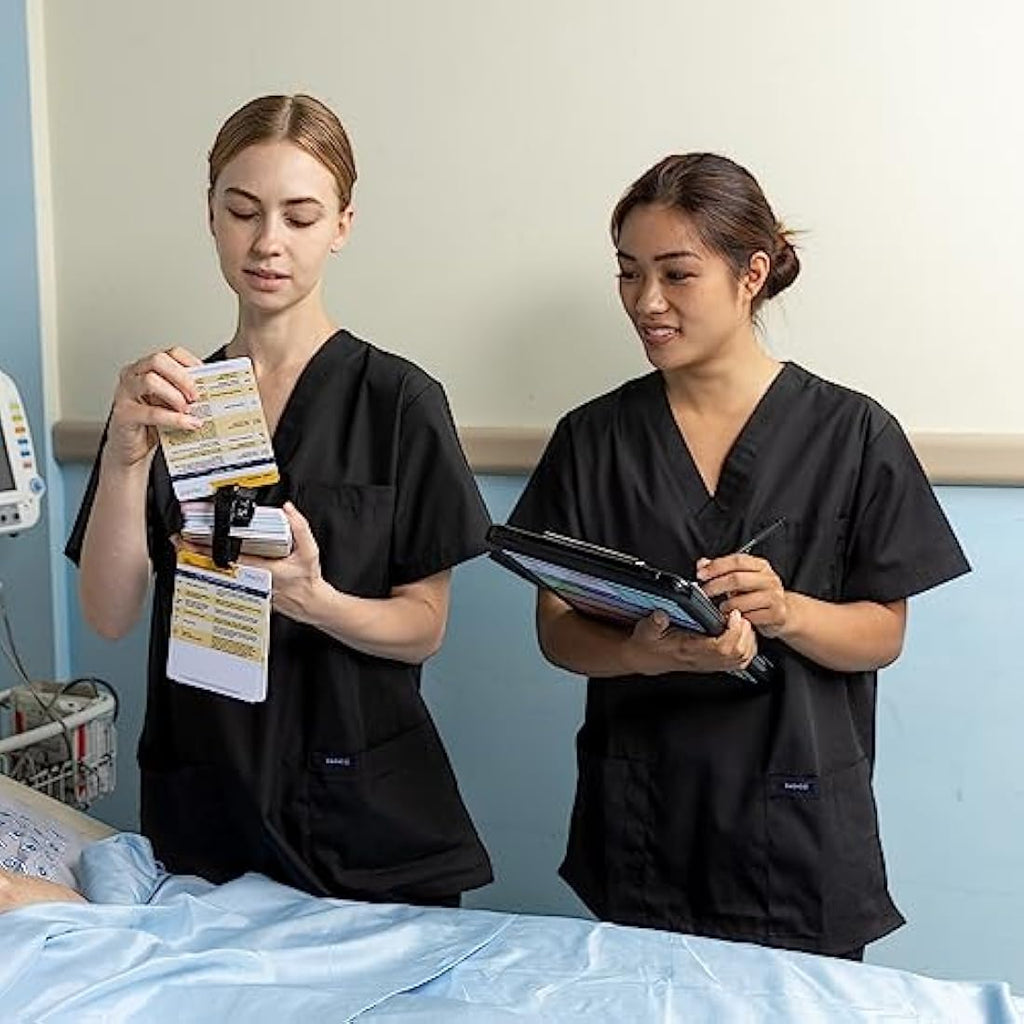 Tribe RN PocketGuru Nurse Reference Cards – 85 Scrub Pocket Study Guides