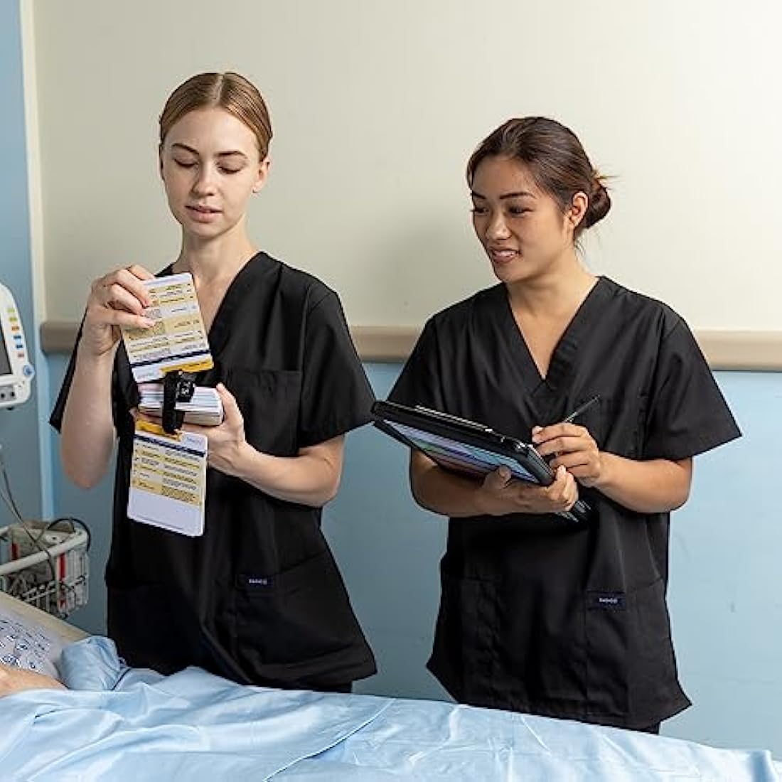 Tribe RN PocketGuru Nurse Reference Cards – 85 Scrub Pocket Study Guides