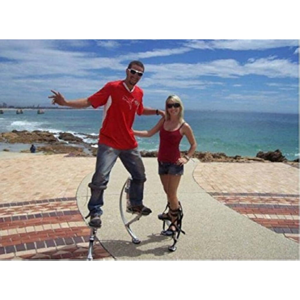 Skyrunner Kids Kangaroo Jumping Stilts – 30-50kg Aluminum Pogo Shoes