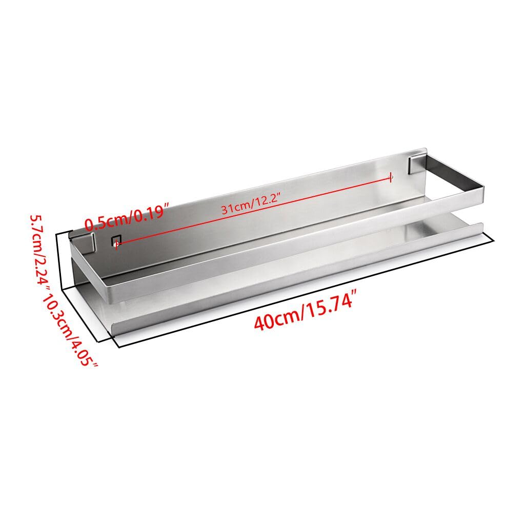 OwnMy Bathroom Shower Shelf Stainless Steel Bath Kitchen Basket Shower Caddy Rack - image 2