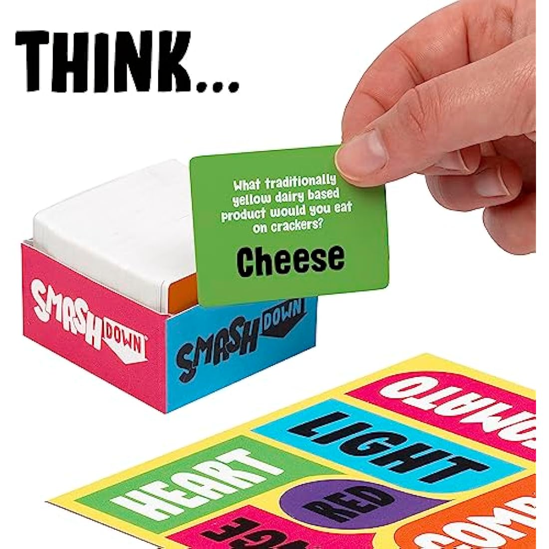 Ideal Smash Down Trivia Game – Fast-Paced Family Party Board Game