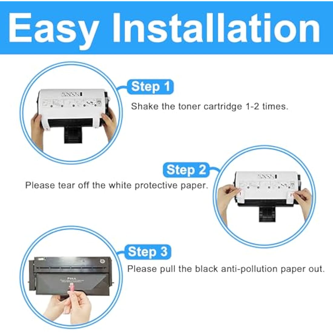 LCL Replacement Toner for Ricoh SP 201N 204SFN 211 213NW | 2-Pack Black