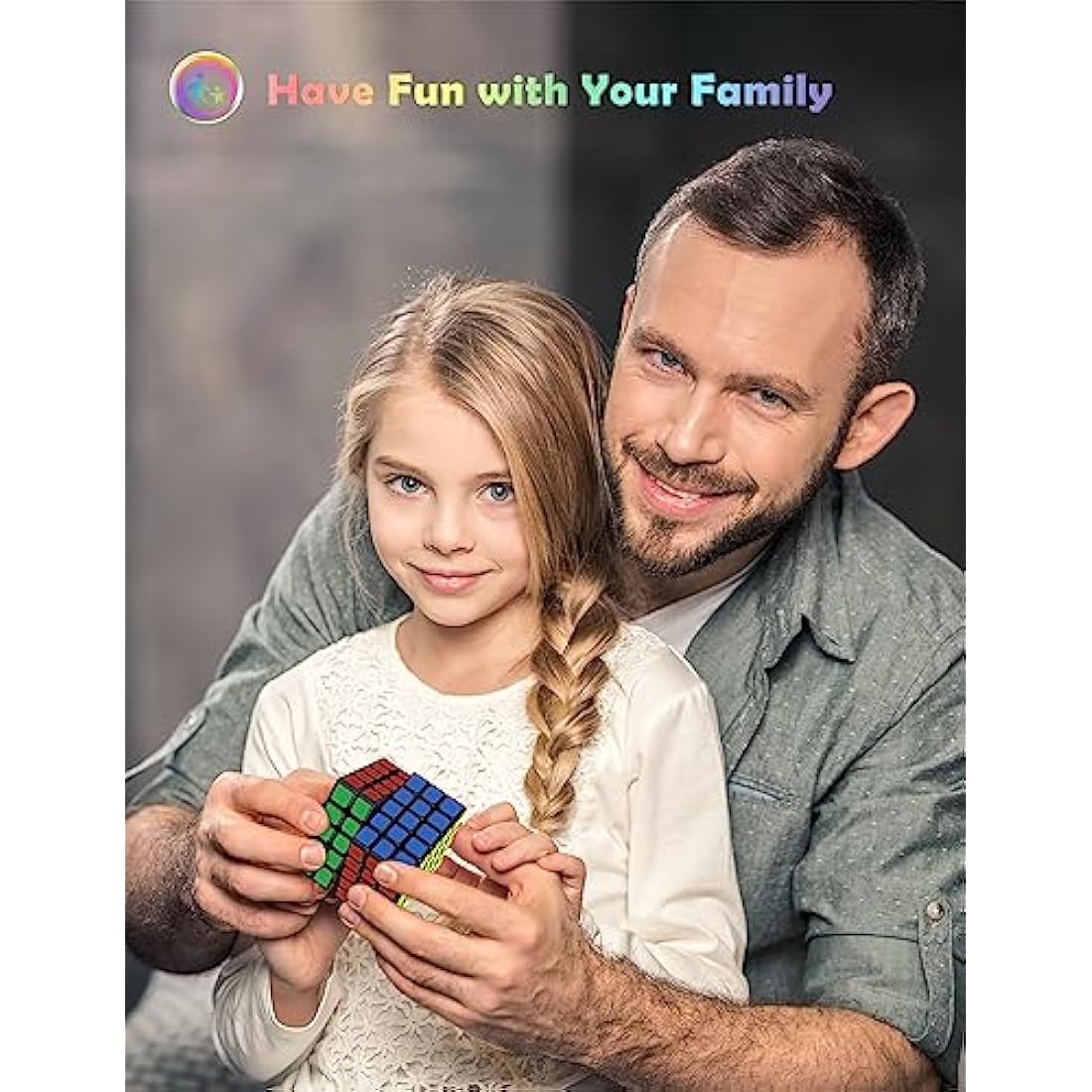 Roxenda 5x5 Speed Cube | Smooth Magic Puzzle Toy for Kids & Adults