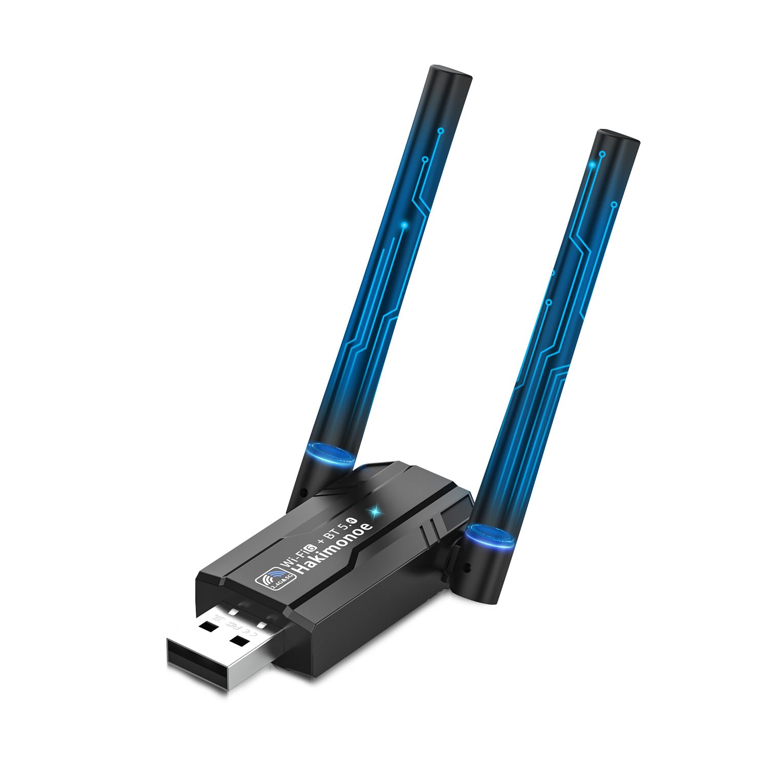 Hakimonoe Wi-Fi 6 Bluetooth 5.4 USB Adapter – AX900 Dual Band Dongle