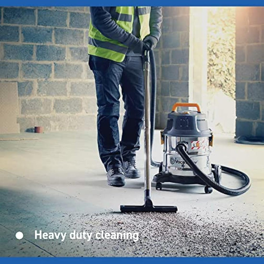 Vacmaster 20L L-Class Dust Extractor | 1600W Wet & Dry Vacuum with HEPA 13