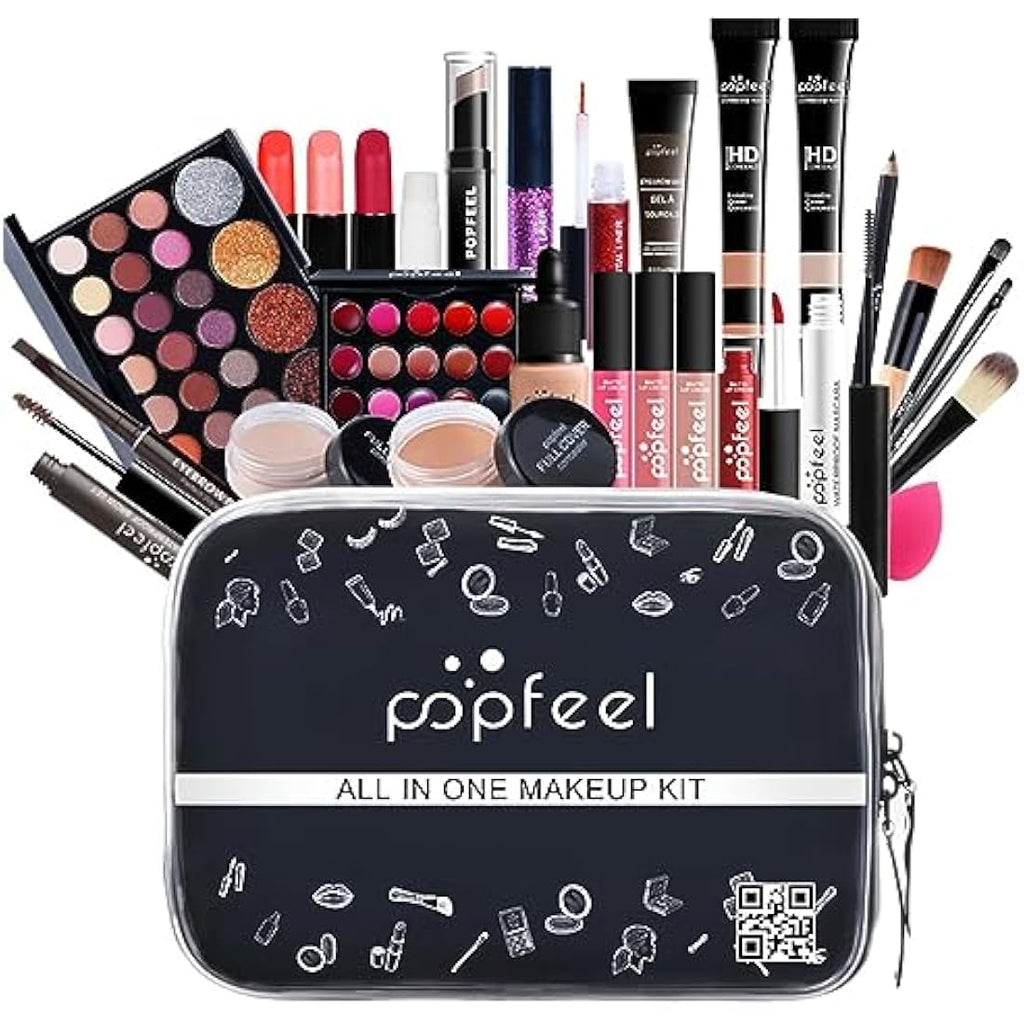 FantasyDay All-in-One Makeup Kit – 68 Piece Starter Gift Set with Travel Bag