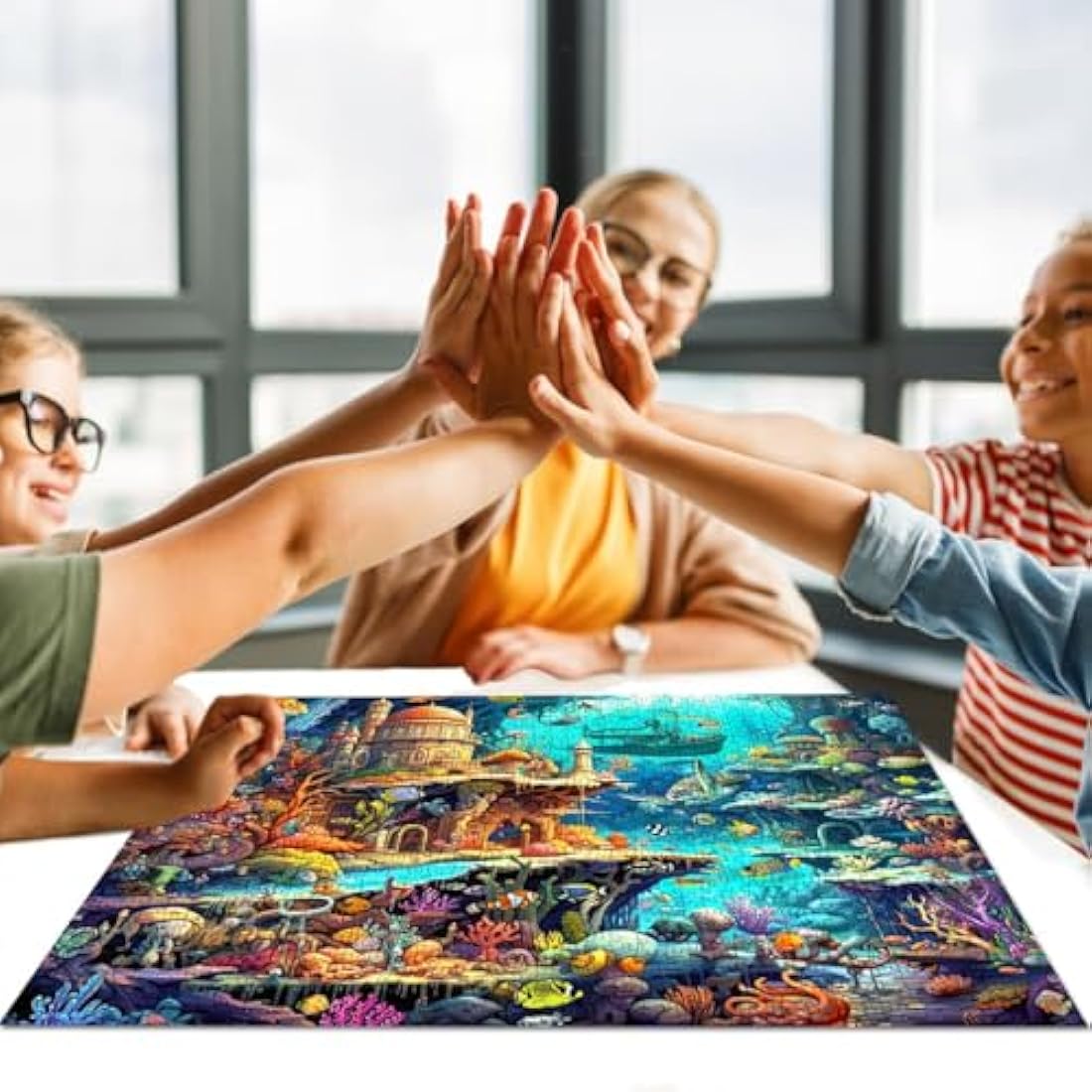 Jolof Store Whimsical Seabed 1000 Piece Jigsaw Puzzle for Adults