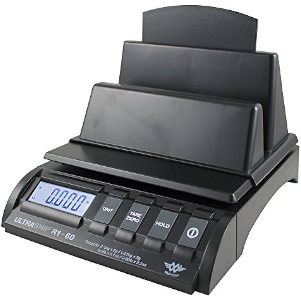 My Weigh Ultraship R1-60 Postal Scale | 27kg Capacity & Power Adaptor