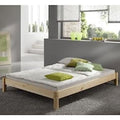 Strictly Beds & Bunks Kansas Heavy Duty Solid Pine Bed with Mattress, 3ft