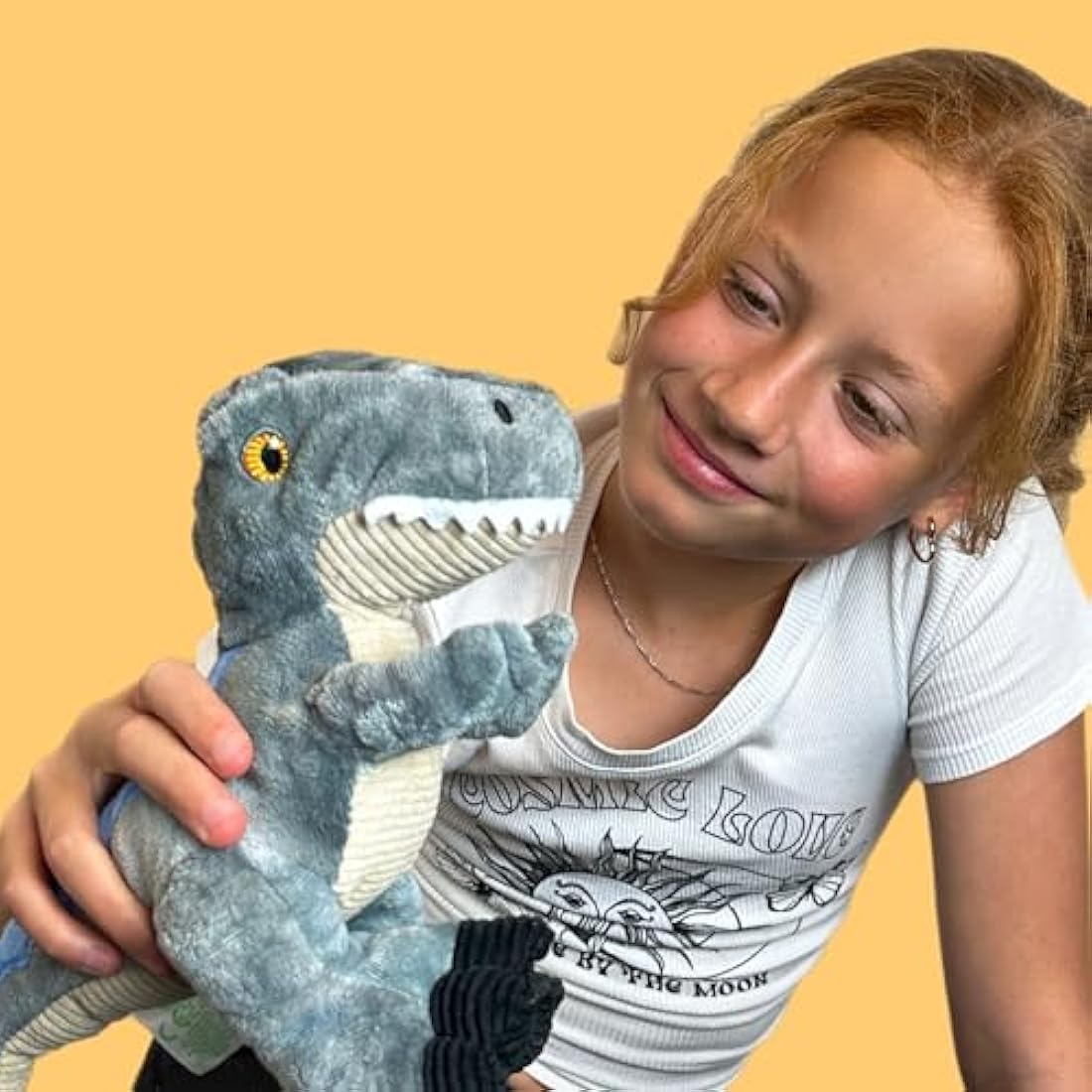 Deluxe Paws Raptor Dinosaur Plush – 100% Recycled Eco-Friendly Soft Toy