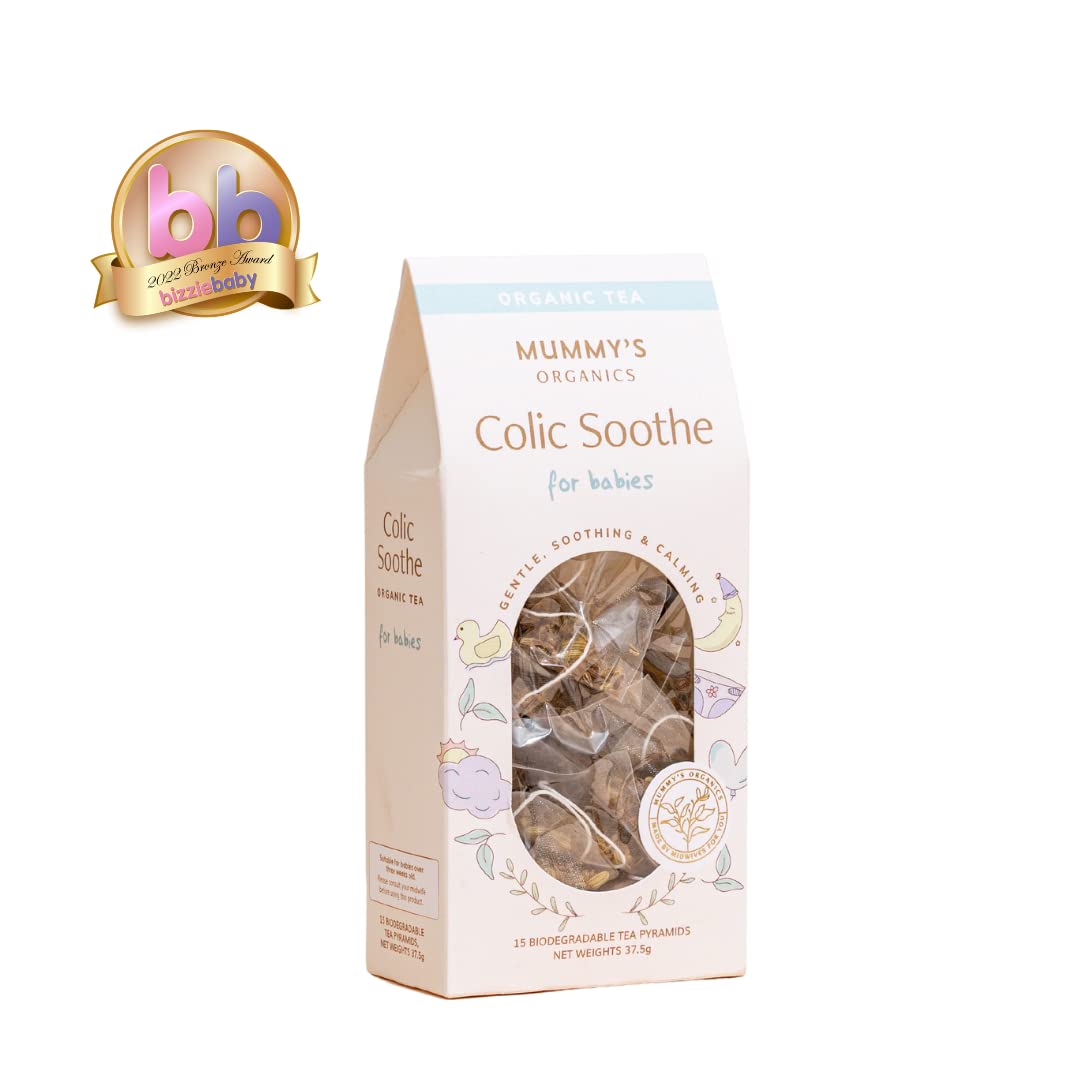 Colic Soothe Organic Baby Tea - Gas & Reflux Relief (15 Pyramids)
