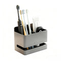 Wall-Mounted Aluminum Toothbrush Holder | Matte Black