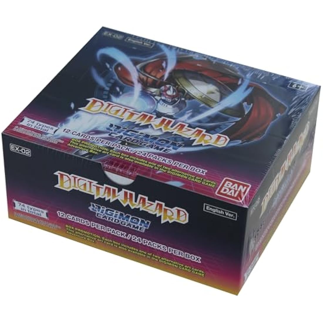 Digimon Card Game: Digital Hazard Booster Box - Blue Trading Cards