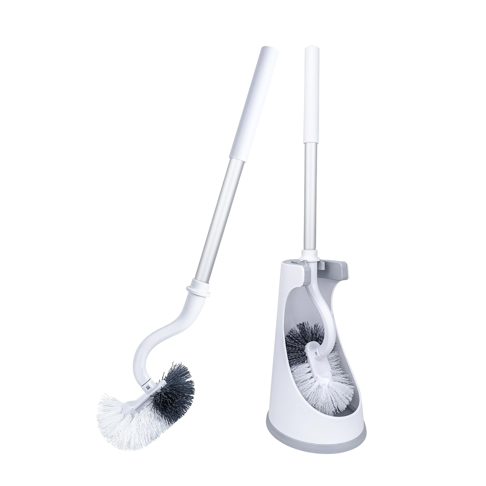 Toilet Brush 2 Pack – Angled Deep Cleaning Bowl Cleaner