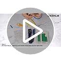 CHZHLM RJ45 Pass Through Crimp Tool Kit for Cat6 Cat5e with 50 Connectors