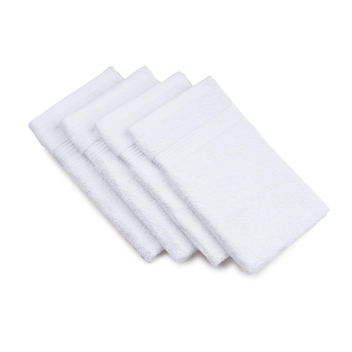 Gözze New York Guest Towel Set - 100% Cotton, 550 GSM, 30x50 cm - White