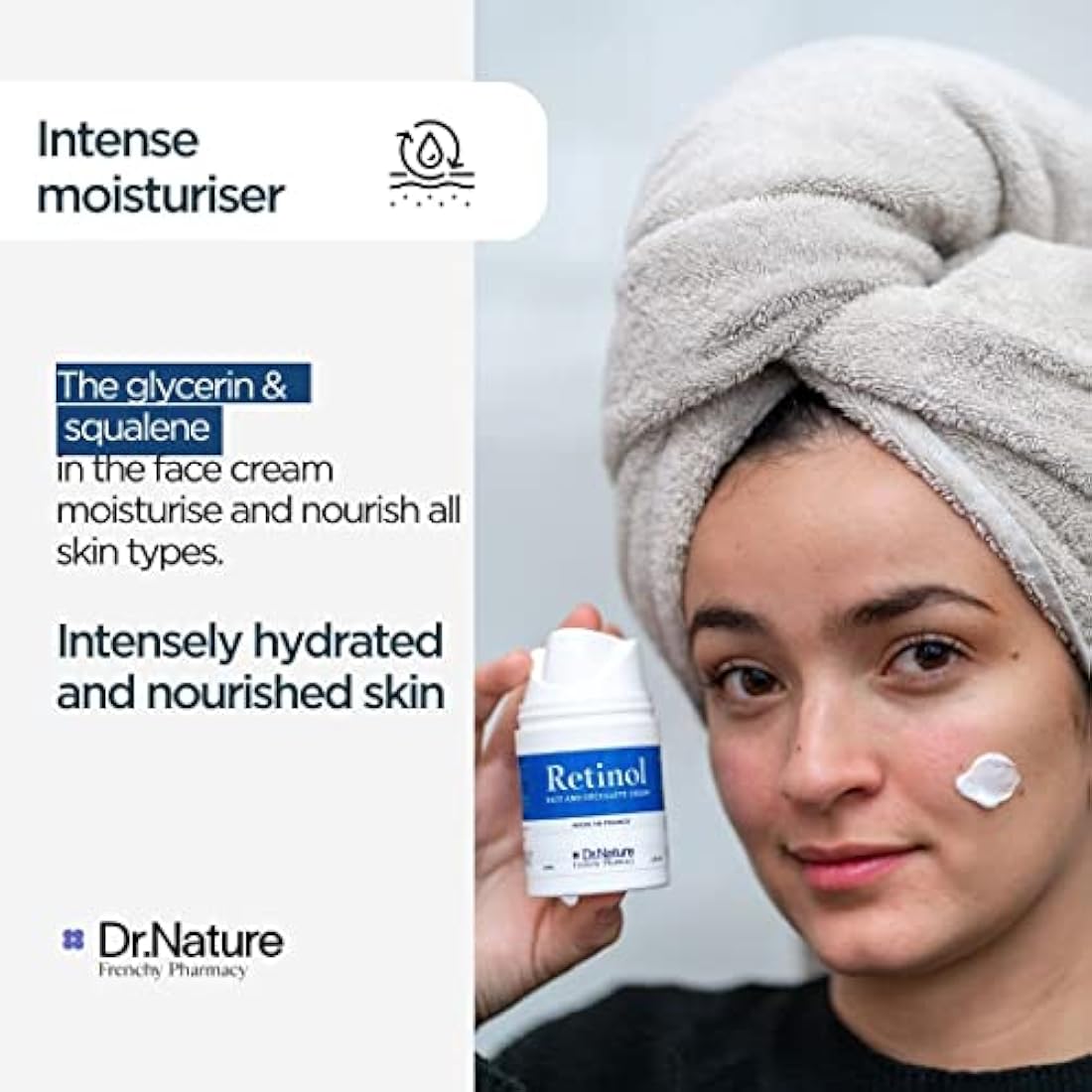 Dr Nature Retinol Night Cream – Vegan Anti-Ageing Face Moisturizer