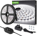 Lepro 5M White LED Strip Light | 6000K Dimmable Under Cabinet Lighting